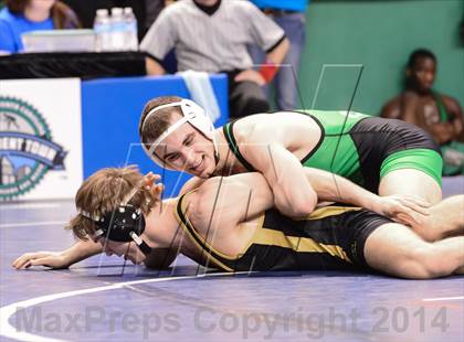 Thumbnail 1 in NCHSAA Individual Wrestling 4A Semifinals photogallery.