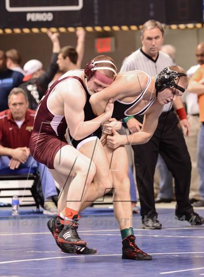 Thumbnail 2 in NCHSAA Individual Wrestling 4A Semifinals photogallery.