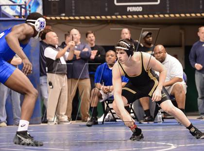Thumbnail 1 in NCHSAA Individual Wrestling 4A Semifinals photogallery.