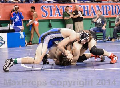 Thumbnail 2 in NCHSAA Individual Wrestling 4A Semifinals photogallery.