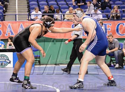 Thumbnail 1 in NCHSAA Individual Wrestling 4A Semifinals photogallery.