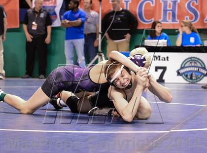 Thumbnail 1 in NCHSAA Individual Wrestling 4A Semifinals photogallery.