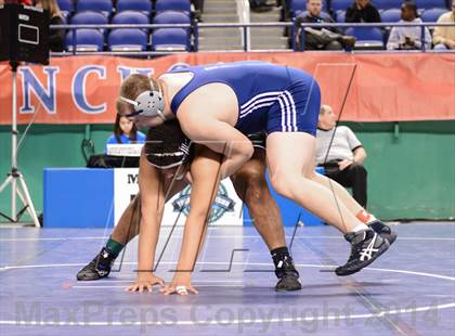 Thumbnail 1 in NCHSAA Individual Wrestling 4A Semifinals photogallery.