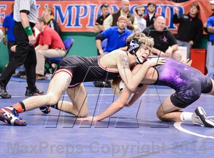 Thumbnail 2 in NCHSAA Individual Wrestling 4A Semifinals photogallery.