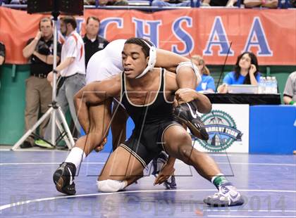 Thumbnail 1 in NCHSAA Individual Wrestling 4A Semifinals photogallery.