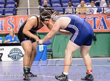 Thumbnail 2 in NCHSAA Individual Wrestling 4A Semifinals photogallery.