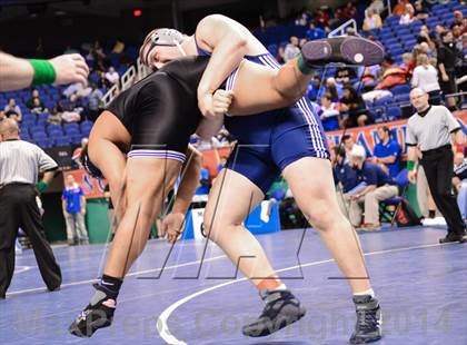 Thumbnail 3 in NCHSAA Individual Wrestling 4A Semifinals photogallery.