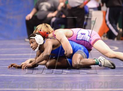 Thumbnail 1 in NCHSAA Individual Wrestling 4A Semifinals photogallery.