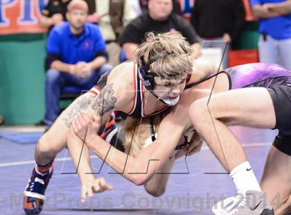 Thumbnail 1 in NCHSAA Individual Wrestling 4A Semifinals photogallery.