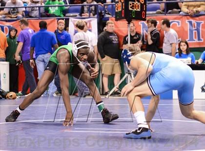 Thumbnail 3 in NCHSAA Individual Wrestling 4A Semifinals photogallery.