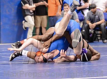 Thumbnail 1 in NCHSAA Individual Wrestling 4A Semifinals photogallery.