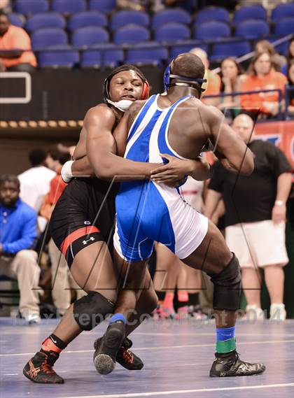 Thumbnail 1 in NCHSAA Individual Wrestling 4A Semifinals photogallery.