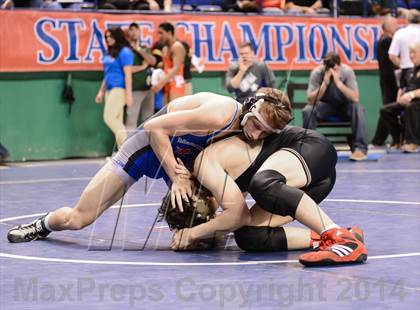Thumbnail 1 in NCHSAA Individual Wrestling 4A Semifinals photogallery.
