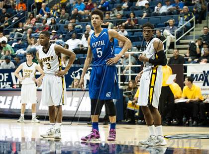 Thumbnail 1 in Bishop O'Dowd vs. Capital Christian (MaxPreps MLK Classic) photogallery.