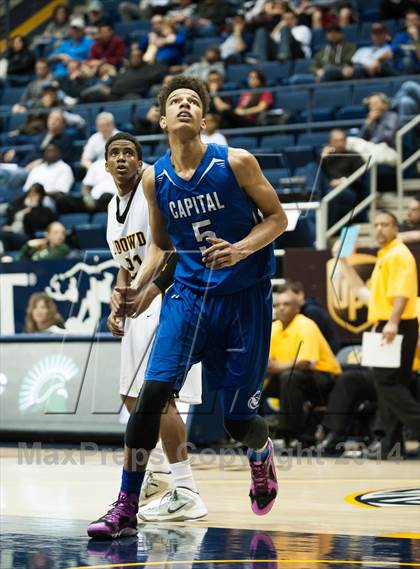 Thumbnail 2 in Bishop O'Dowd vs. Capital Christian (MaxPreps MLK Classic) photogallery.