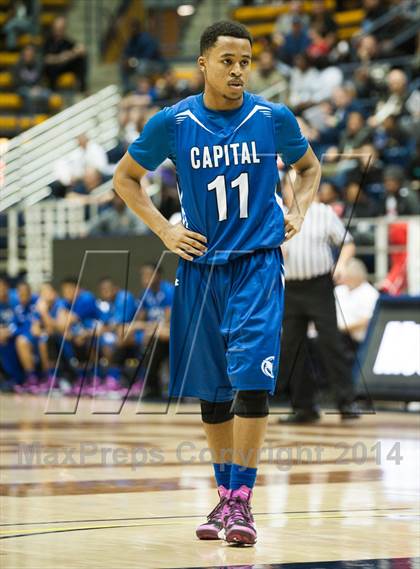 Thumbnail 1 in Bishop O'Dowd vs. Capital Christian (MaxPreps MLK Classic) photogallery.