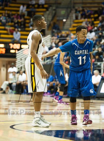 Thumbnail 2 in Bishop O'Dowd vs. Capital Christian (MaxPreps MLK Classic) photogallery.