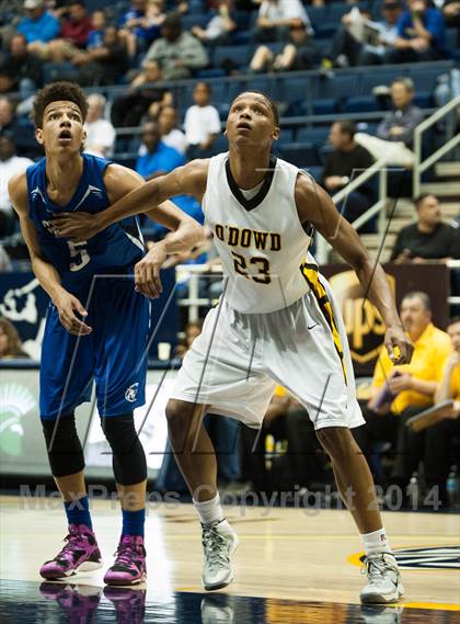 Thumbnail 3 in Bishop O'Dowd vs. Capital Christian (MaxPreps MLK Classic) photogallery.
