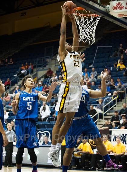 Thumbnail 1 in Bishop O'Dowd vs. Capital Christian (MaxPreps MLK Classic) photogallery.