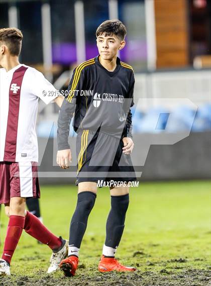 Thumbnail 2 in St. Francis vs Cristo Rey (Avaya High School Series) photogallery.