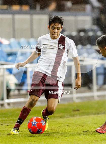 Thumbnail 1 in St. Francis vs Cristo Rey (Avaya High School Series) photogallery.