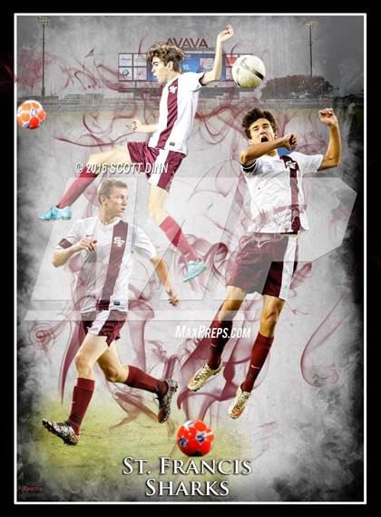 Thumbnail 1 in St. Francis vs Cristo Rey (Avaya High School Series) photogallery.
