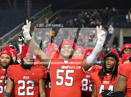 Thumbnail 2 in Bishop Watterson vs. Central Catholic (OHSAA D3 Final) photogallery.