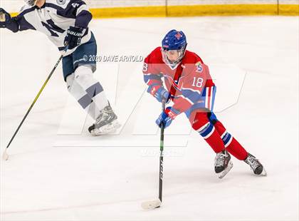 Thumbnail 1 in Northwood vs Mount St. Charles Academy (True Prep Cup Semifinal) photogallery.