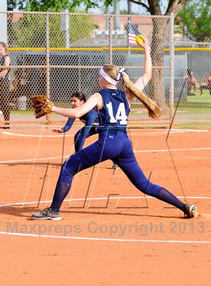 Thumbnail 3 in Yuma Catholic @ Arizona Lutheran Academy (AIA D4 Playoff) photogallery.