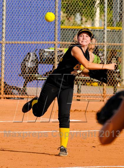 Thumbnail 1 in Yuma Catholic @ Arizona Lutheran Academy (AIA D4 Playoff) photogallery.