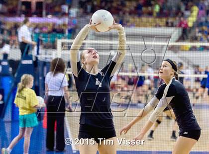 Thumbnail 3 in Platte Valley vs. Pagosa Springs (CHSAA 3A Playoff) photogallery.