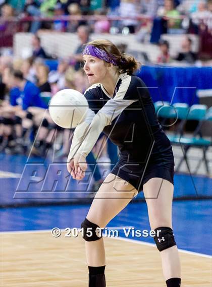 Thumbnail 2 in Platte Valley vs. Pagosa Springs (CHSAA 3A Playoff) photogallery.