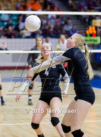 Thumbnail 3 in Platte Valley vs. Pagosa Springs (CHSAA 3A Playoff) photogallery.