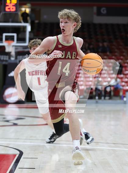 Thumbnail 2 in Juab vs. Richfield (UHSAA 3A Quarterfinal) photogallery.
