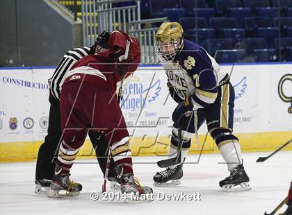 Thumbnail 2 in Boston College High vs. Notre Dame Catholic (Notre Dame New Year's Invitational Final) photogallery.