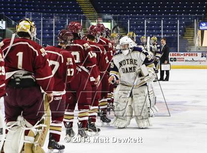 Thumbnail 3 in Boston College High vs. Notre Dame Catholic (Notre Dame New Year's Invitational Final) photogallery.