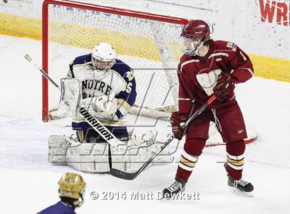 Thumbnail 1 in Boston College High vs. Notre Dame Catholic (Notre Dame New Year's Invitational Final) photogallery.