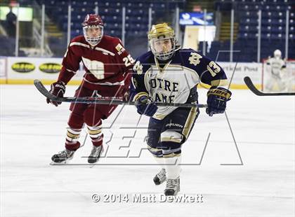 Thumbnail 2 in Boston College High vs. Notre Dame Catholic (Notre Dame New Year's Invitational Final) photogallery.
