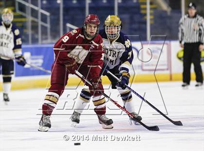 Thumbnail 2 in Boston College High vs. Notre Dame Catholic (Notre Dame New Year's Invitational Final) photogallery.