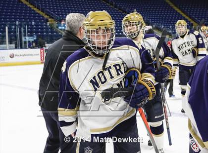 Thumbnail 2 in Boston College High vs. Notre Dame Catholic (Notre Dame New Year's Invitational Final) photogallery.