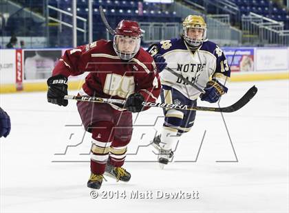 Thumbnail 3 in Boston College High vs. Notre Dame Catholic (Notre Dame New Year's Invitational Final) photogallery.