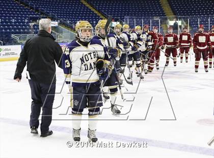 Thumbnail 3 in Boston College High vs. Notre Dame Catholic (Notre Dame New Year's Invitational Final) photogallery.