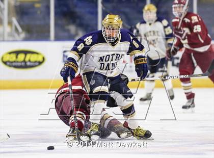 Thumbnail 3 in Boston College High vs. Notre Dame Catholic (Notre Dame New Year's Invitational Final) photogallery.
