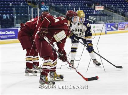 Thumbnail 3 in Boston College High vs. Notre Dame Catholic (Notre Dame New Year's Invitational Final) photogallery.