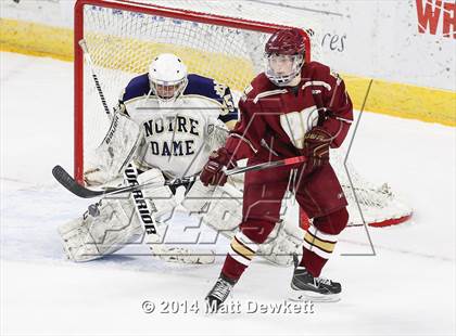 Thumbnail 3 in Boston College High vs. Notre Dame Catholic (Notre Dame New Year's Invitational Final) photogallery.