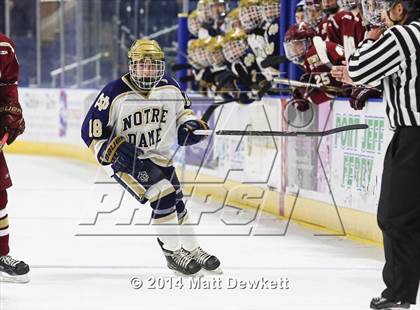 Thumbnail 1 in Boston College High vs. Notre Dame Catholic (Notre Dame New Year's Invitational Final) photogallery.