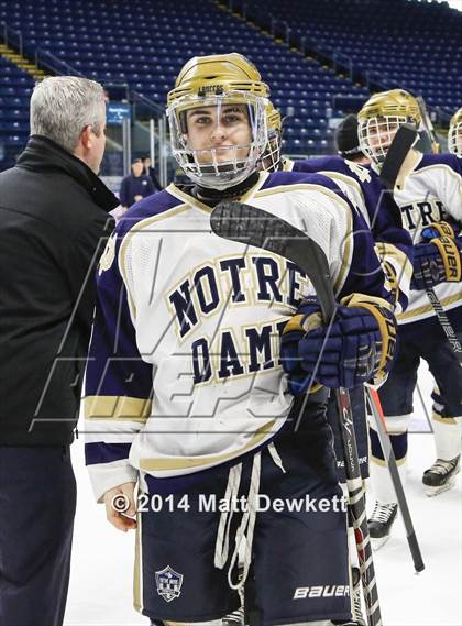 Thumbnail 3 in Boston College High vs. Notre Dame Catholic (Notre Dame New Year's Invitational Final) photogallery.