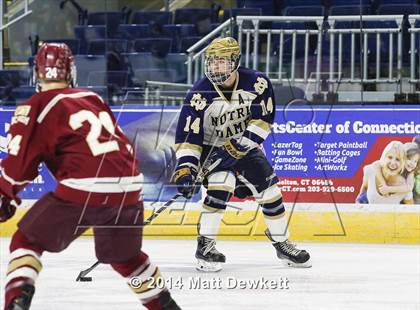 Thumbnail 3 in Boston College High vs. Notre Dame Catholic (Notre Dame New Year's Invitational Final) photogallery.
