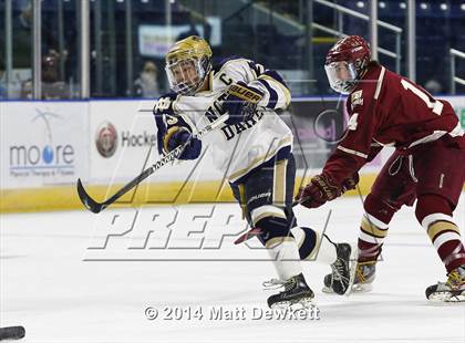 Thumbnail 3 in Boston College High vs. Notre Dame Catholic (Notre Dame New Year's Invitational Final) photogallery.