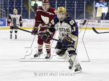 Thumbnail 3 in Boston College High vs. Notre Dame Catholic (Notre Dame New Year's Invitational Final) photogallery.